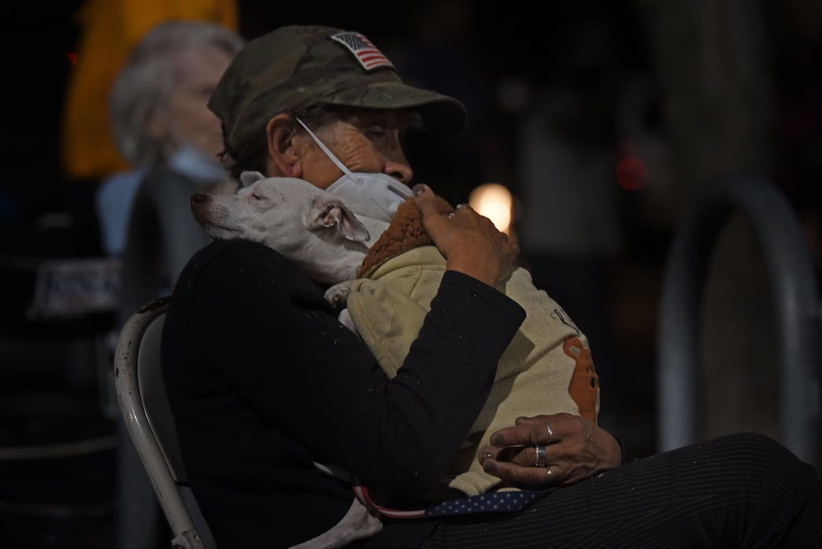 Los Guilicos homess fire evacuee Carme Alemjo 60 