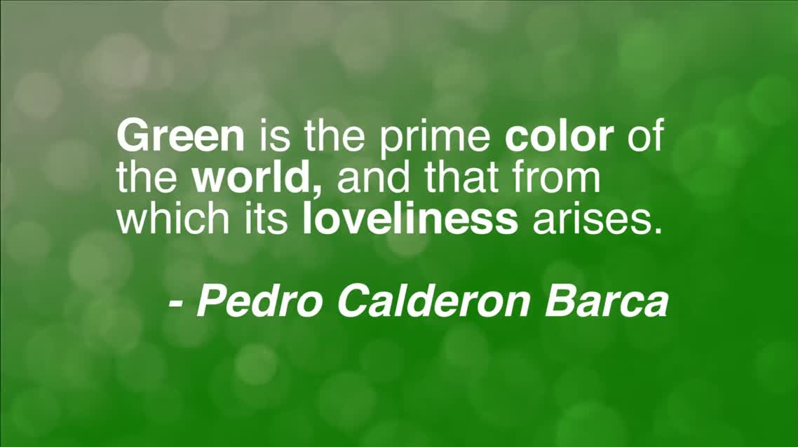 Green is the prime color