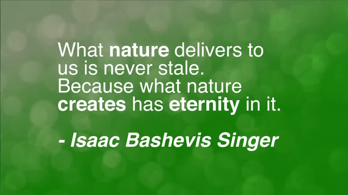 What nature delivers